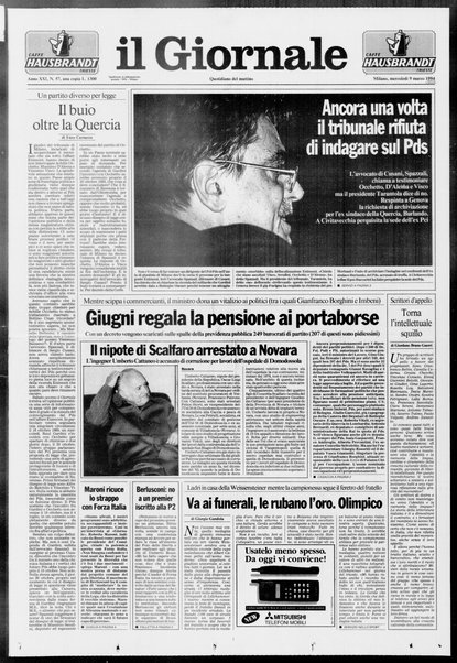 Il giornale : quotidiano del mattino